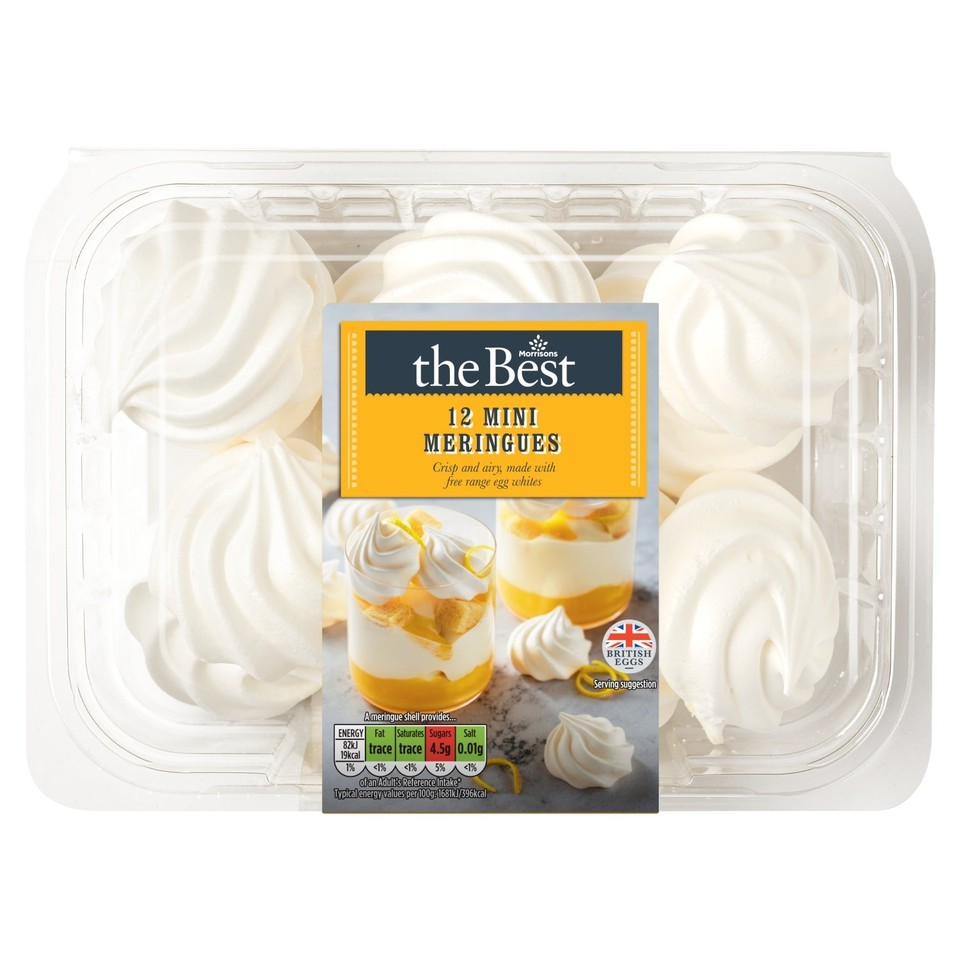 Morrisons The Best Mini Meringue Shells