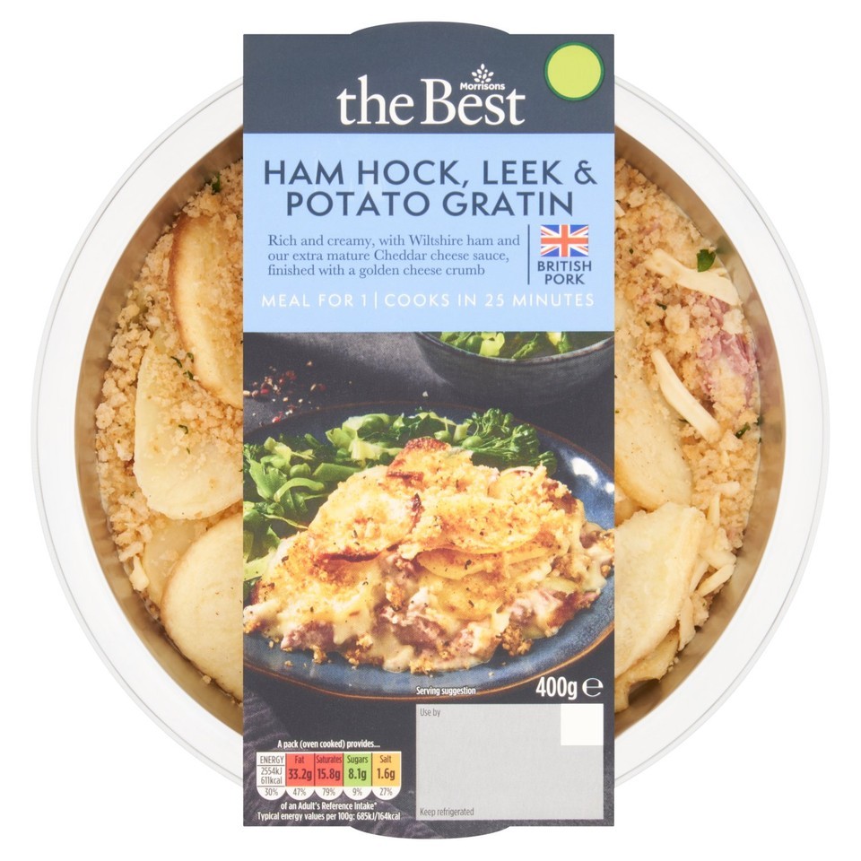 Morrisons The Best Ham Hock, Leek & Potato Gratin 400g