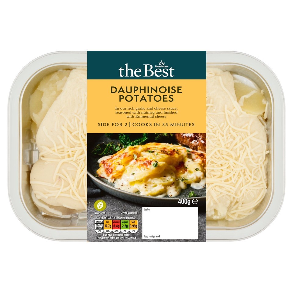 Morrisons The Best Maris Piper Dauphinoise Potatoes   400g