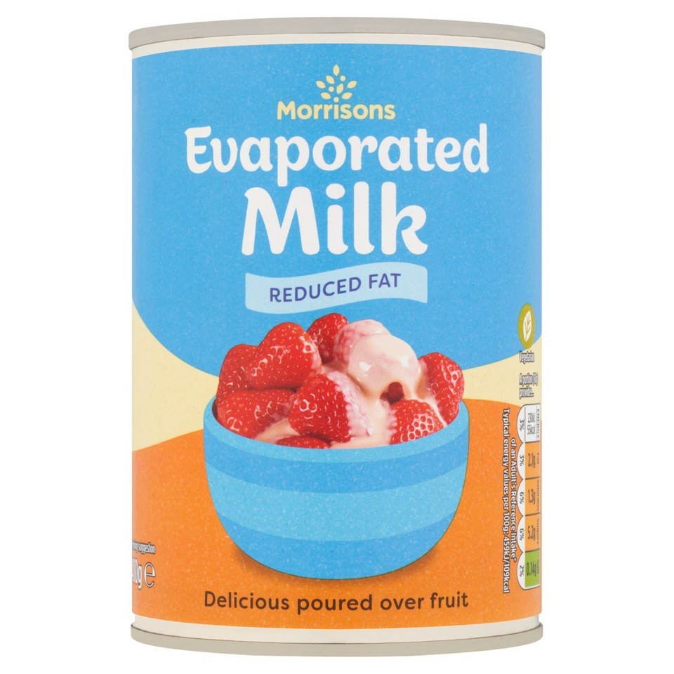 Morrisons Eat Smart Reduced Fat Evaporated Milk 410g