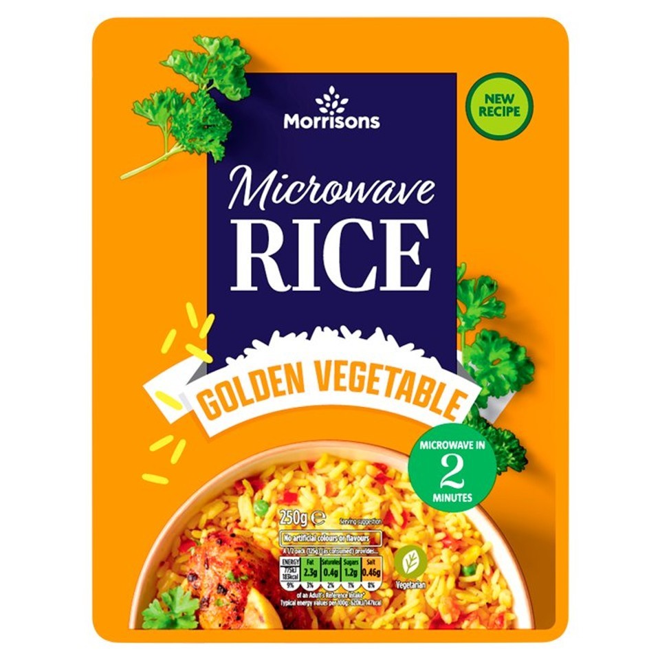 Morrisons Golden Vegetable Rice 250g