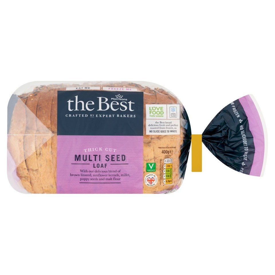 Morrisons The Best Thick Cut Multi Seed Loaf 400g