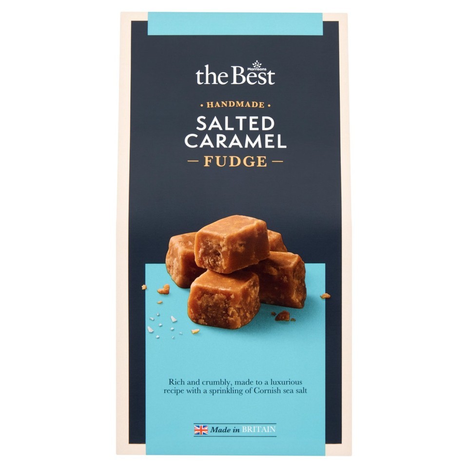 Morrisons The Best Salted Caramel Fudge 150g