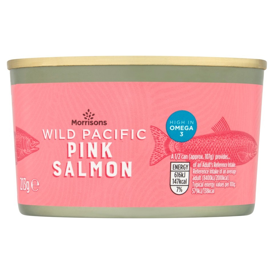 Morrisons Wild Pacific Pink Salmon 213g