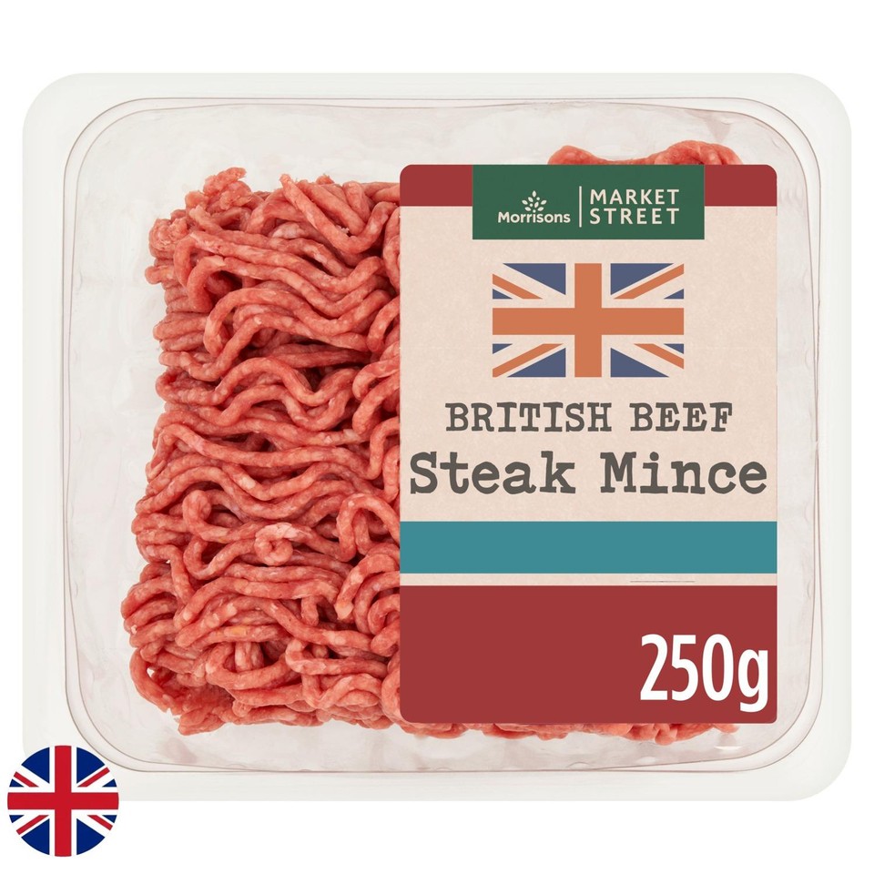 Morrisons British Beef Steak Mince 5% Fat 250g