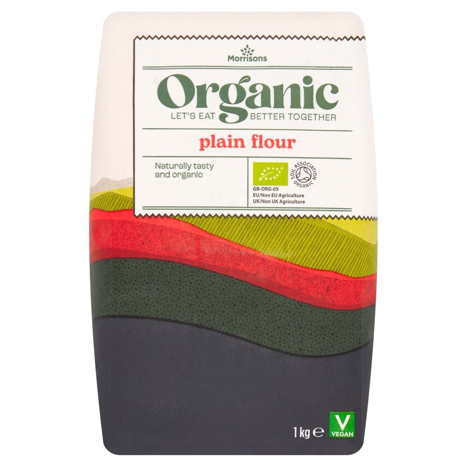 Morrisons Organic Plain Flour 1kg