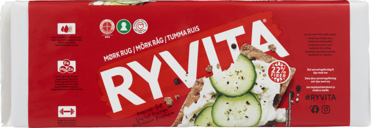 Ryvita Knekkebrød Rug 400g