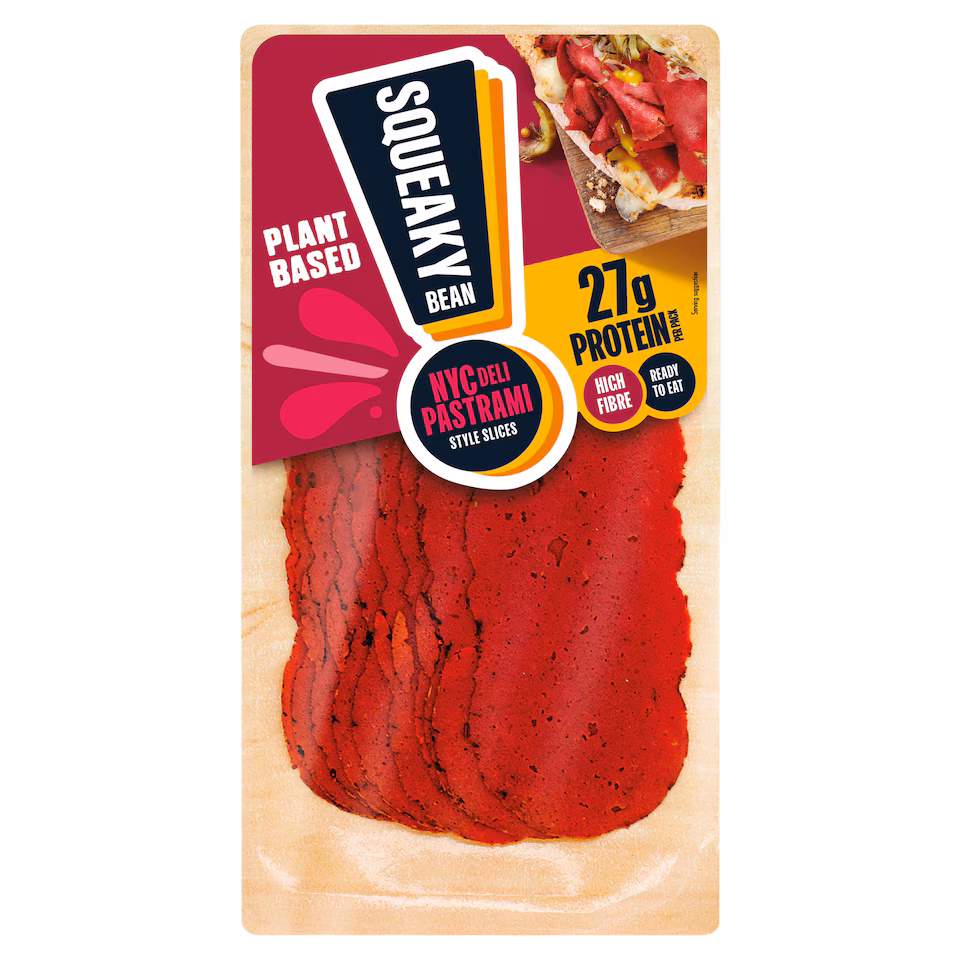 Squeaky Bean Ready To Eat Deli Pastrami Sandwich Slice 90G
