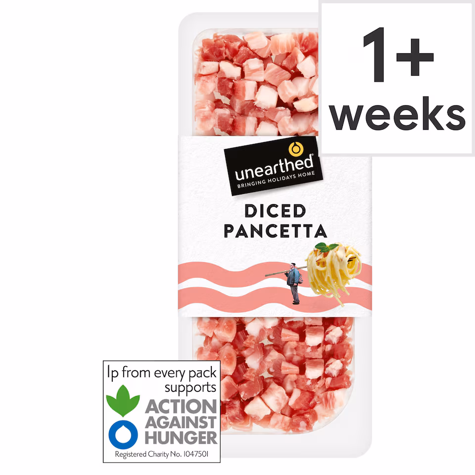 Unearthed Diced Pancetta 2 x 77g