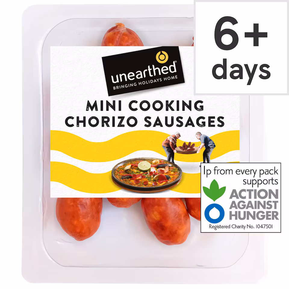 Unearthed Mini Cooking Chorizo Sausages 190g