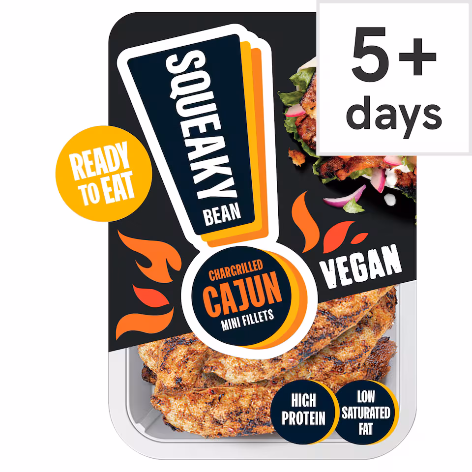 Squeaky Bean Chargrilled Cajun Mini Fillets 120g