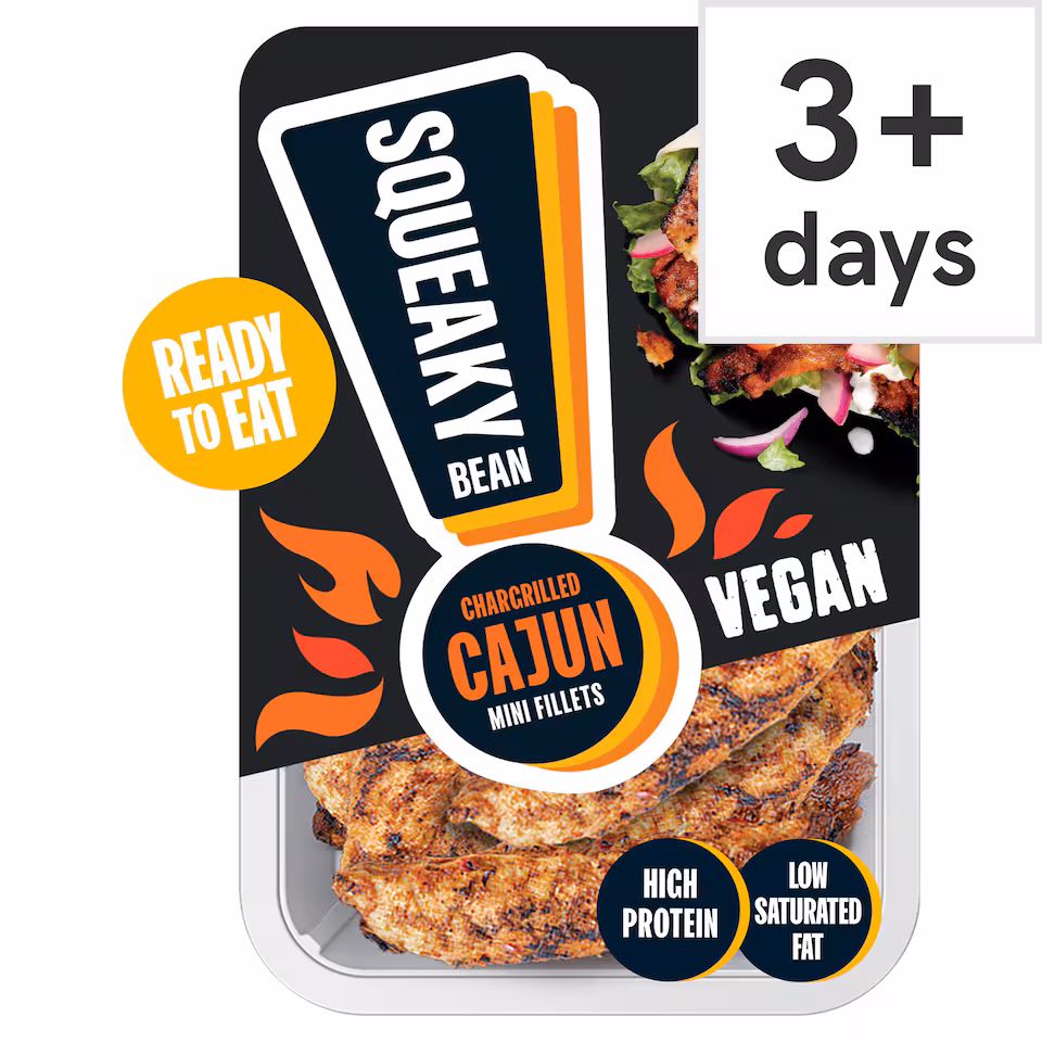 Squeaky Bean Chargrilled Cajun Mini Fillets 120g