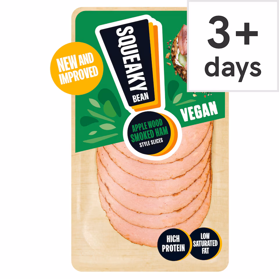 Squeaky Bean Applewood Smoked Ham Style Slices 80G