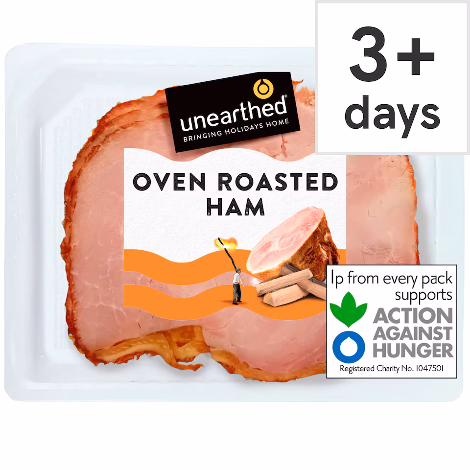 Unearthed Oven Roasted Ham 120g