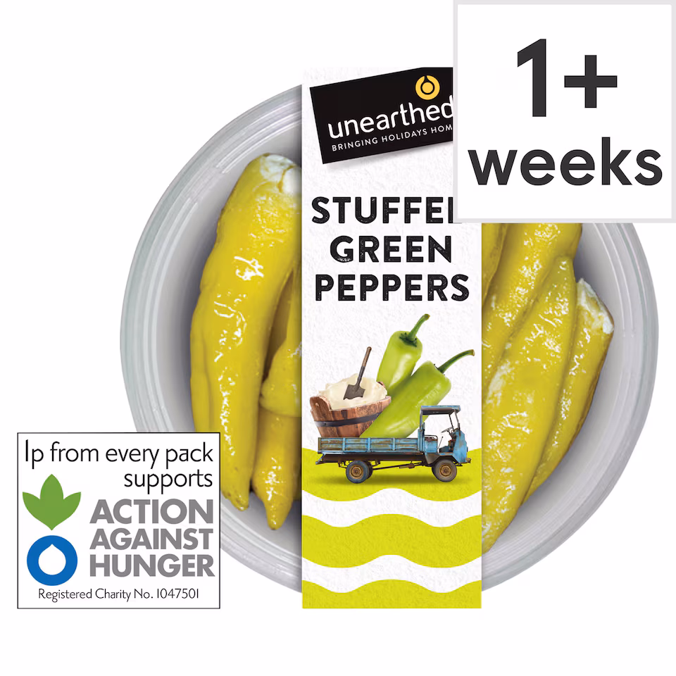 Unearthed Stuffed Green Peppers 150g