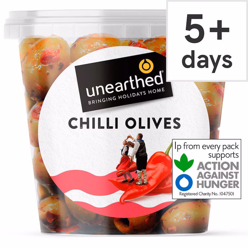 Unearthed Chilli Olives 330g