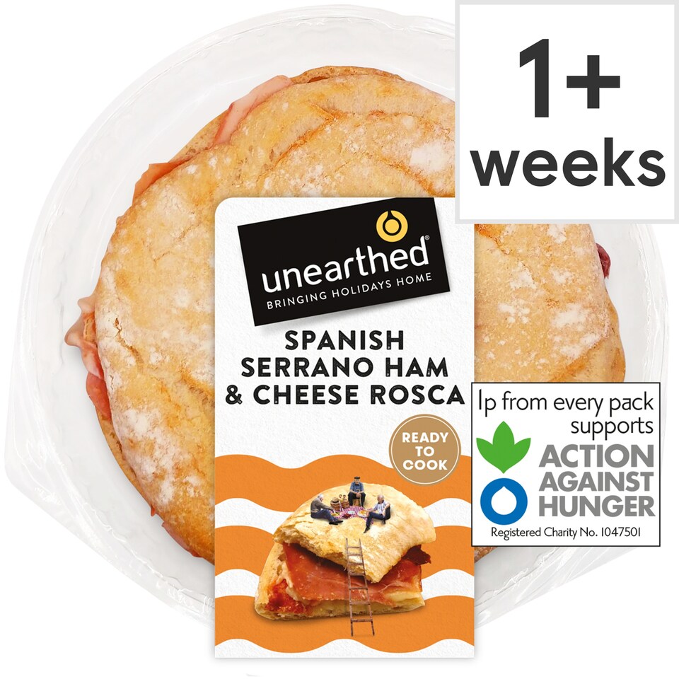 Unearthed Spanish Serrano Ham & Cheese Rosca 420g