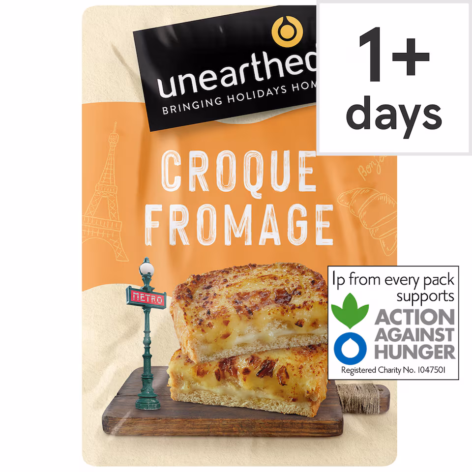 Unearthed Croque Fromage Raclette & Emmental Toasted Sandwich 140g
