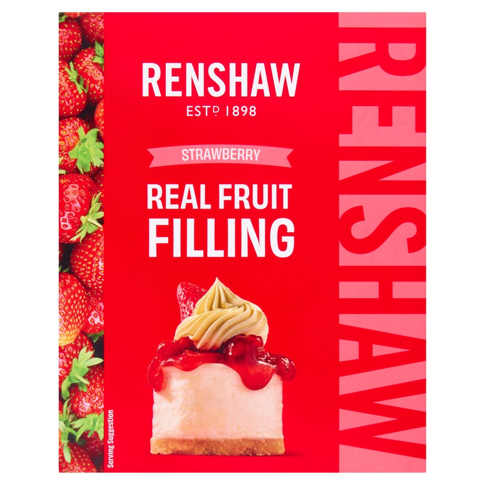 Renshaw Strawberry Real Fruit Filling 300g