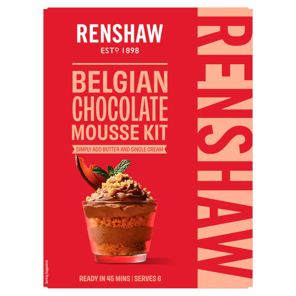 Renshaw Belgian Chocolate Mousse Kit 345g