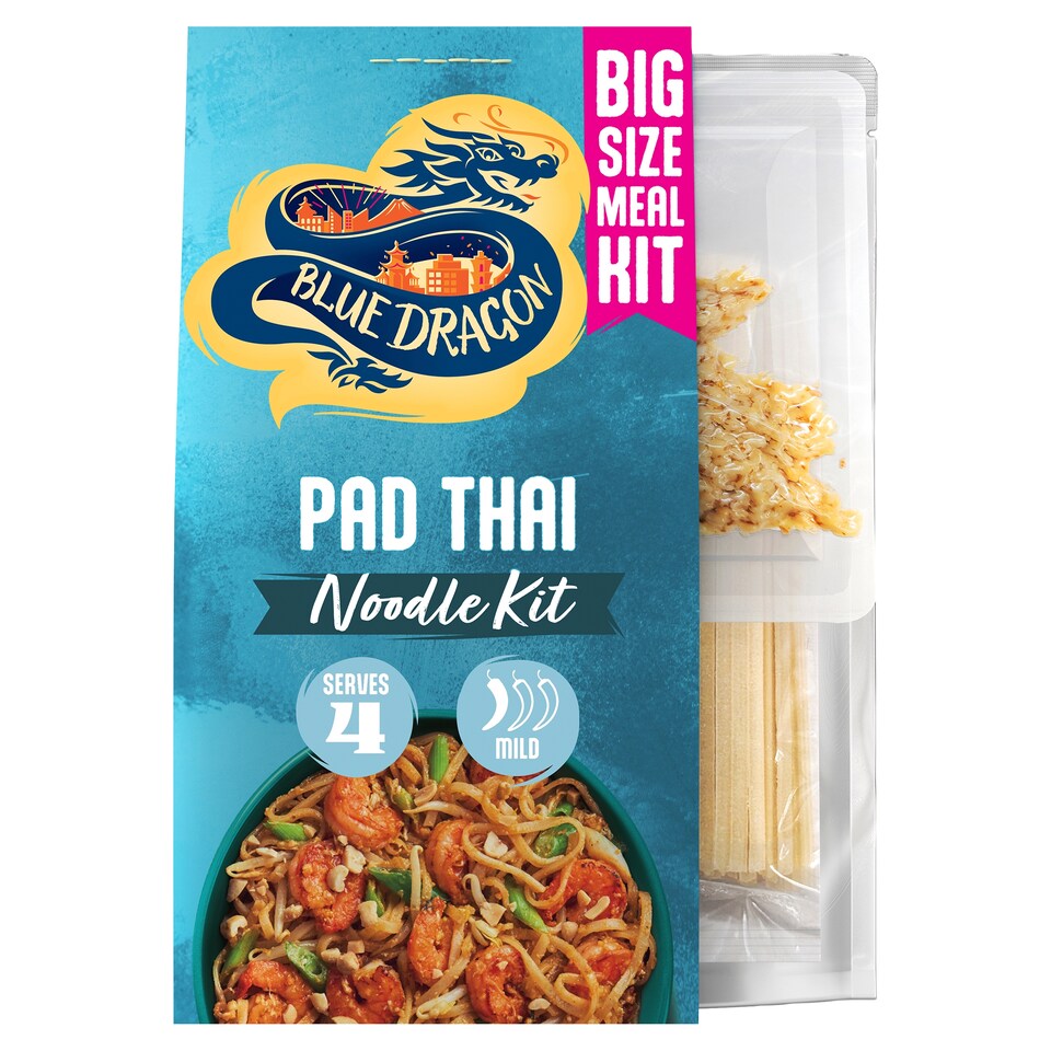 Blue Dragon Big Size Family Pad Thai Noodle Kit 510g