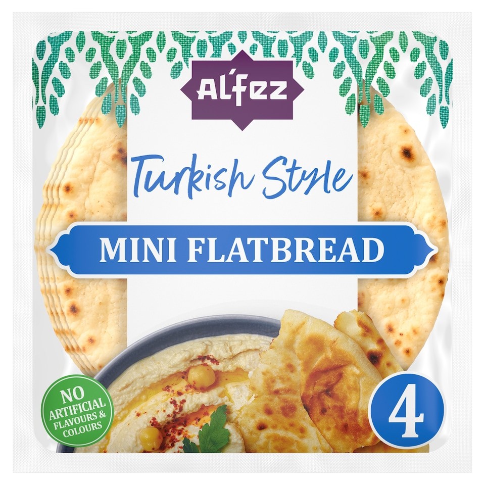 Al'Fez Turkish Style Mini Flatbread 160g