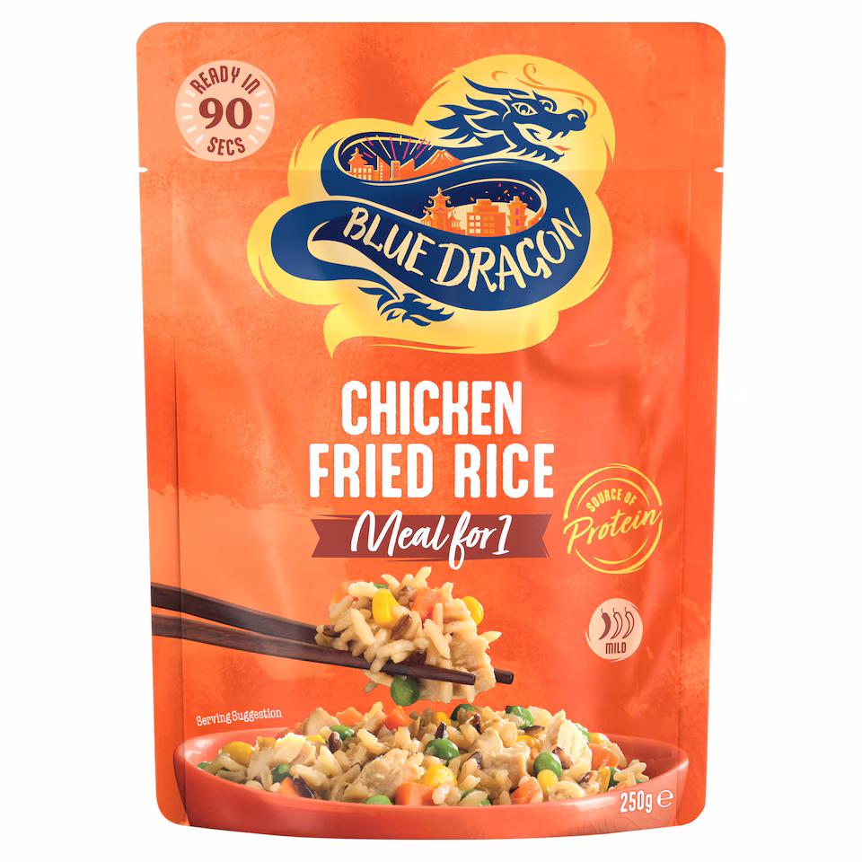 Blue Dragon Chicken Fried Rice Ready Meal 250g