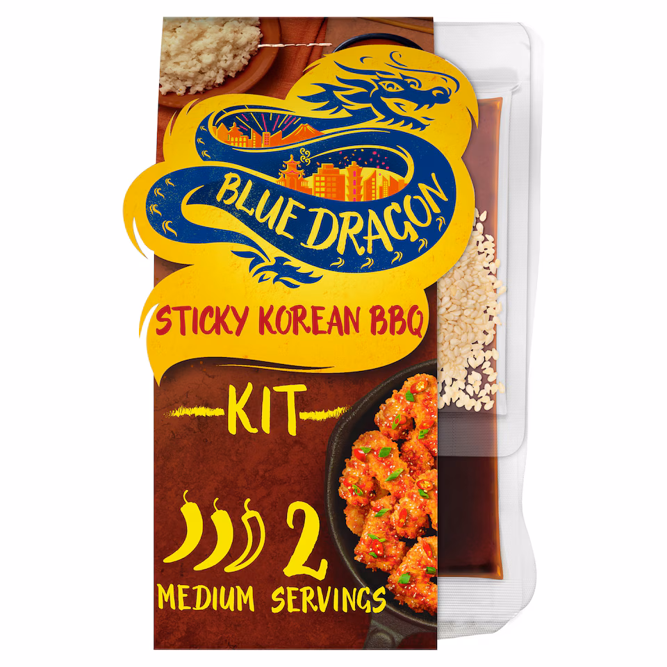 Blue Dragon Sticky Korean Bbq Meal Kit 222G