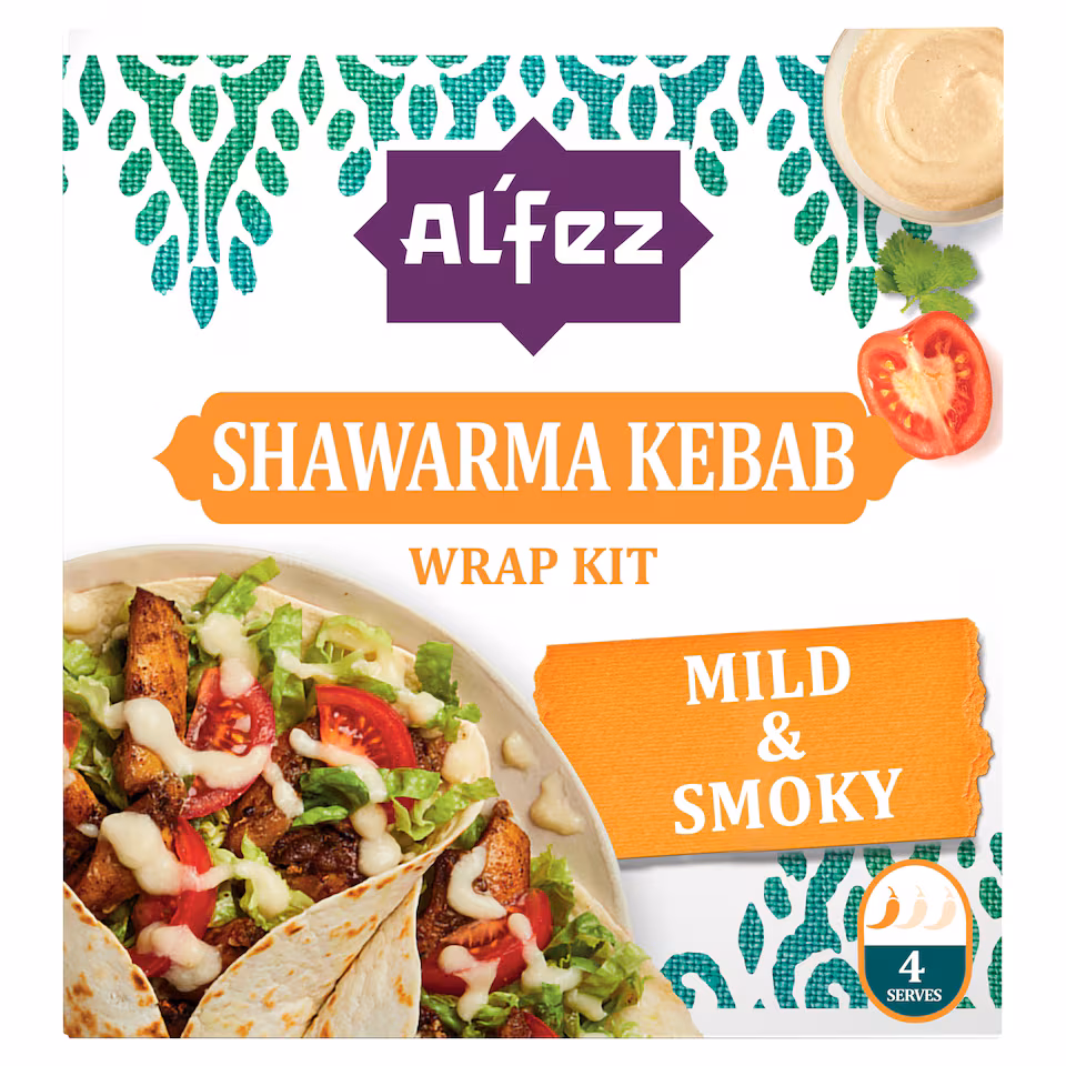 Al'fez Shawarama Kebab Wrap Kit 410G