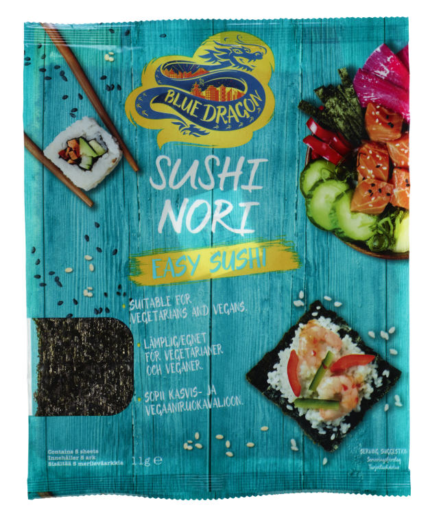 Sushi Nori 11g Blue Dragon
