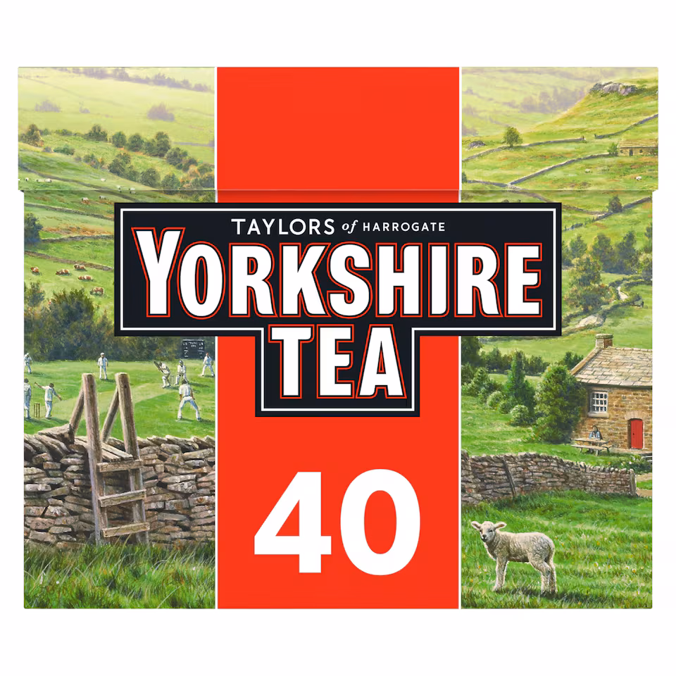 Yorkshire 40 Tea Bags 125G