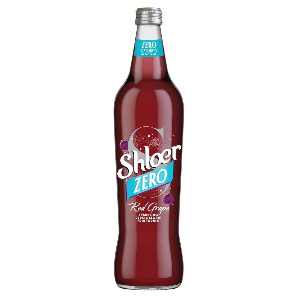 Shloer Zero Calorie Sparkling Red Grape 750Ml