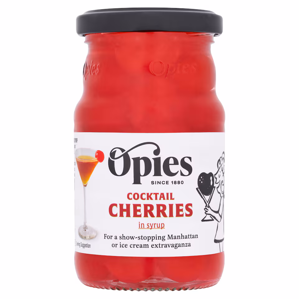 Opies Cocktail Cherries Maraschino 225G