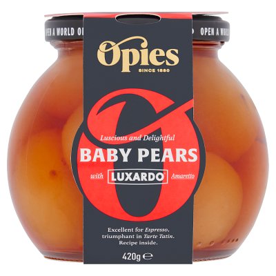 Opies Baby Pears with Luxardo Amaretto