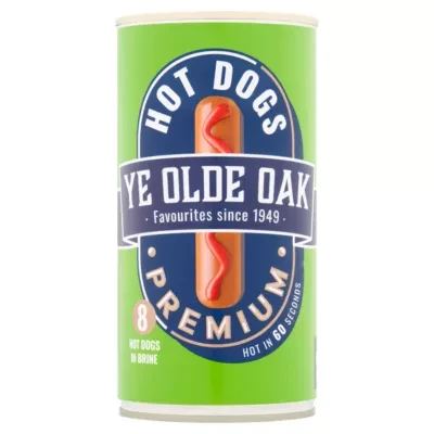 Ye Olde Oak 8 Premium Hot Dogs in Brine 560g
