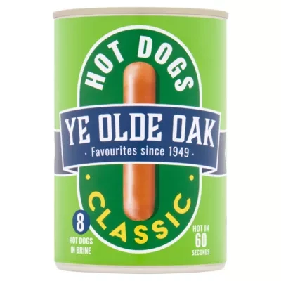 Ye Olde Oak 8 Classic Hot Dogs in Brine 400g