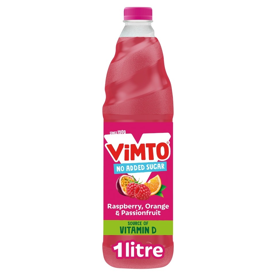 Vimto Remix Orange Raspberry Pasn/ Fruit Squash 1L