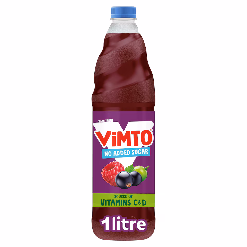 Vimto No Added Sugar Squash 1 Litre
