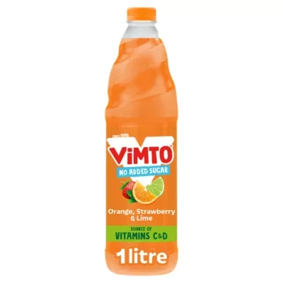 Vimto Orange, Strawberry & Lime Real Fruit Squash 1 Litre