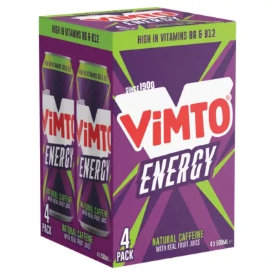 Vimto Energy 4 x 500ml