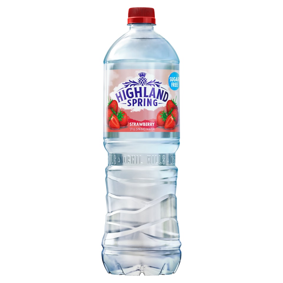Highland Spring Sugar Free Still Spring Water - Strawberry 1.25 Litre