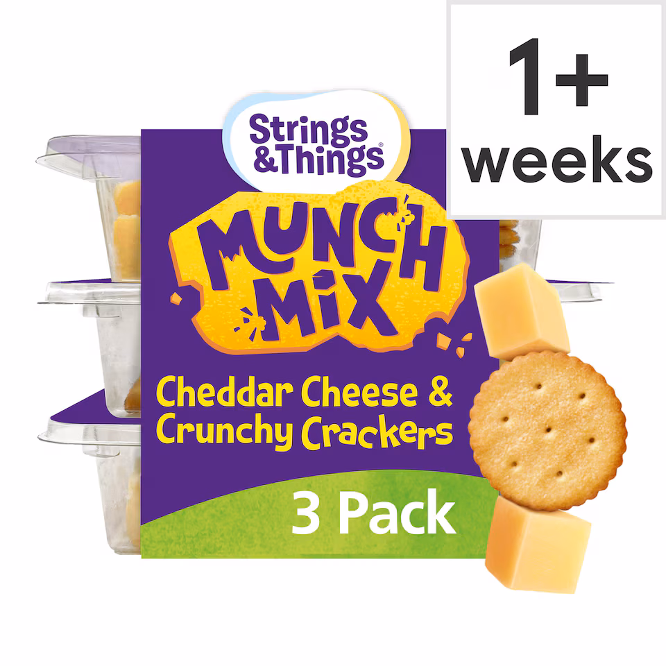 Strings and things Munch mix cheese & crackers 90g