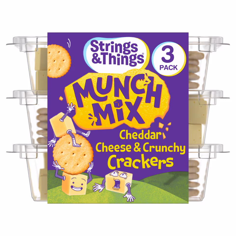 Strings and things Munch mix cheese & crackers 90g