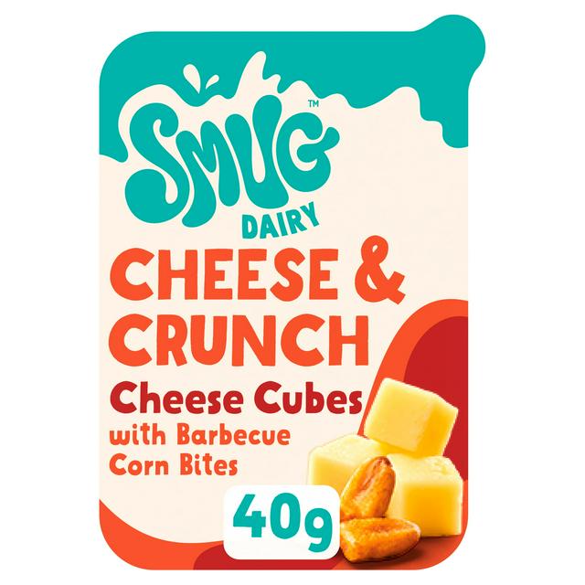 Smug 40g Dairy Cheese Cubes with Barbecue Corn Bites