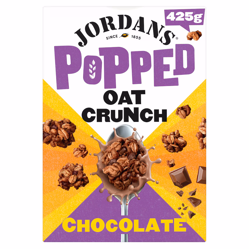 Jordans Popped Oat Crunch Cereal - Chocolate 425g
