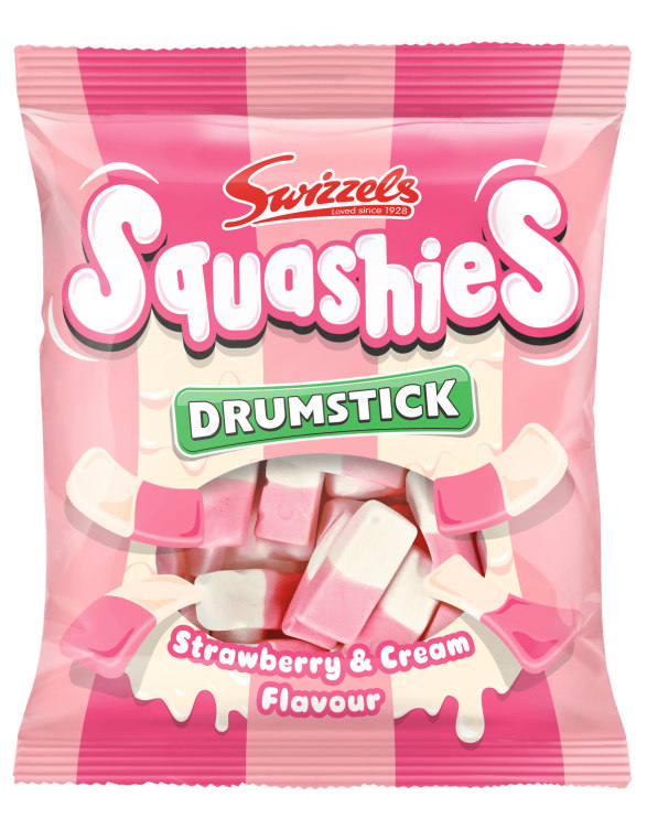 Squashies Strawberry&Cream 140g
