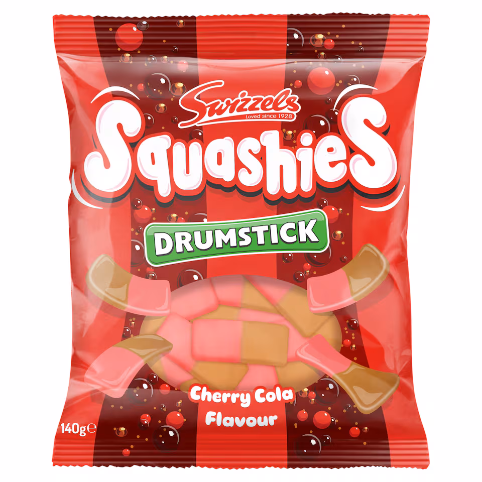 Swizzels Squashies Drumstick Cherry Cola 140g