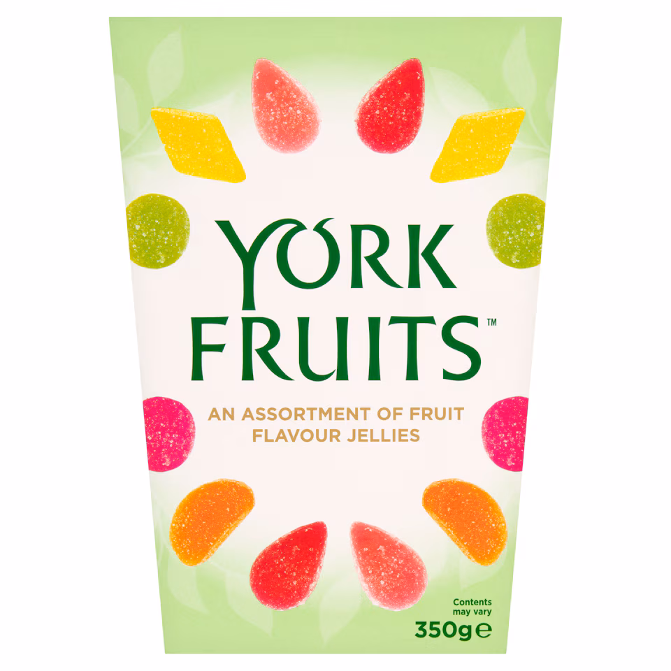 York Fruits Assortment Of Fruit Jellies 350G