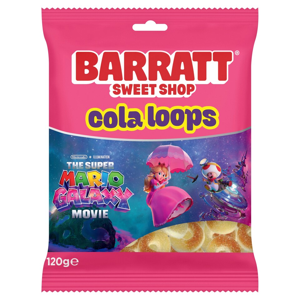 BARATT THE SUPER MARIO GALAXY COLA LOOPS 120G