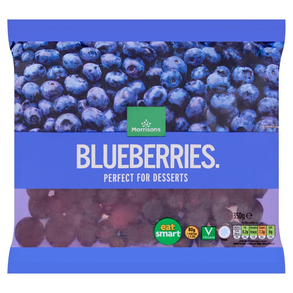 Morrisons Blueberries 350g Punnet